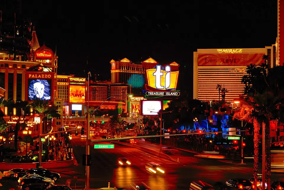 Las Vegas Strip desde el hotel Luxor - Viajeros Callejeros